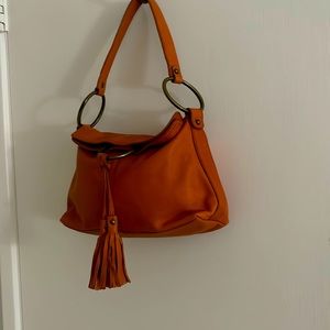Alfani Orange  Leather Handbag Shoulder Bag 🌹🌹🌹